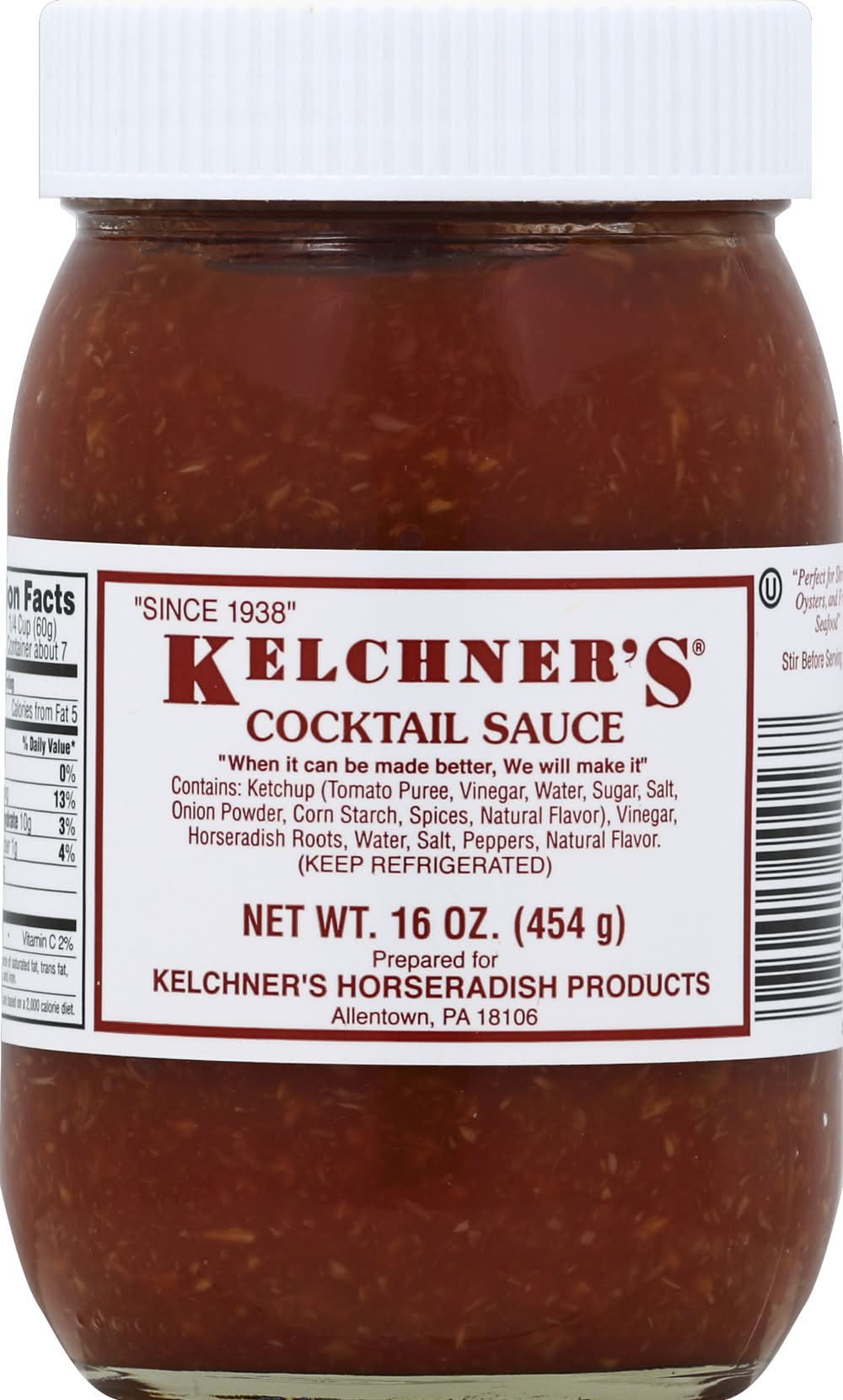 Kelchner's Cocktail Sauce (16 oz)