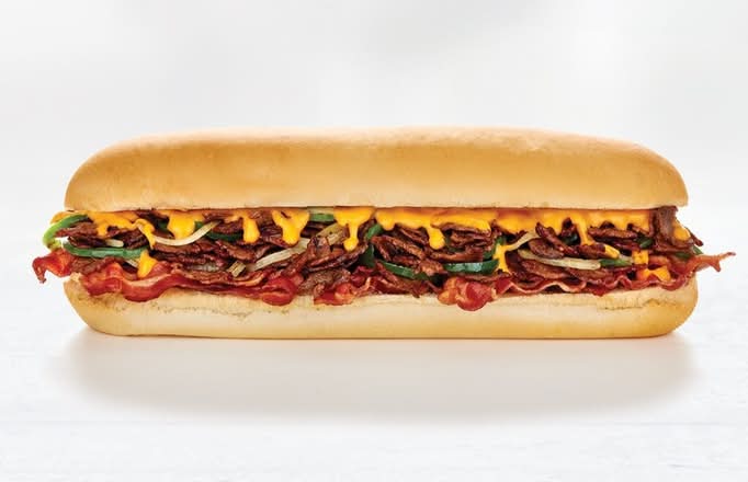 Large Queso & Bacon Cheesesteak / QUESO & BACON CHEESESTEAK - LARGE