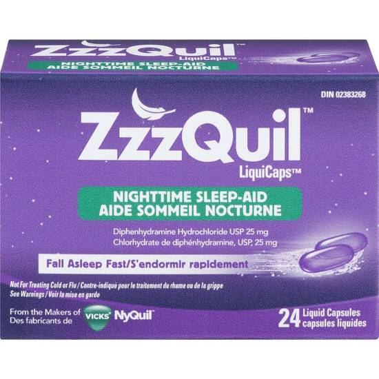 Vicks Zzzquil Nighttime Sleep Aid (24 ea)