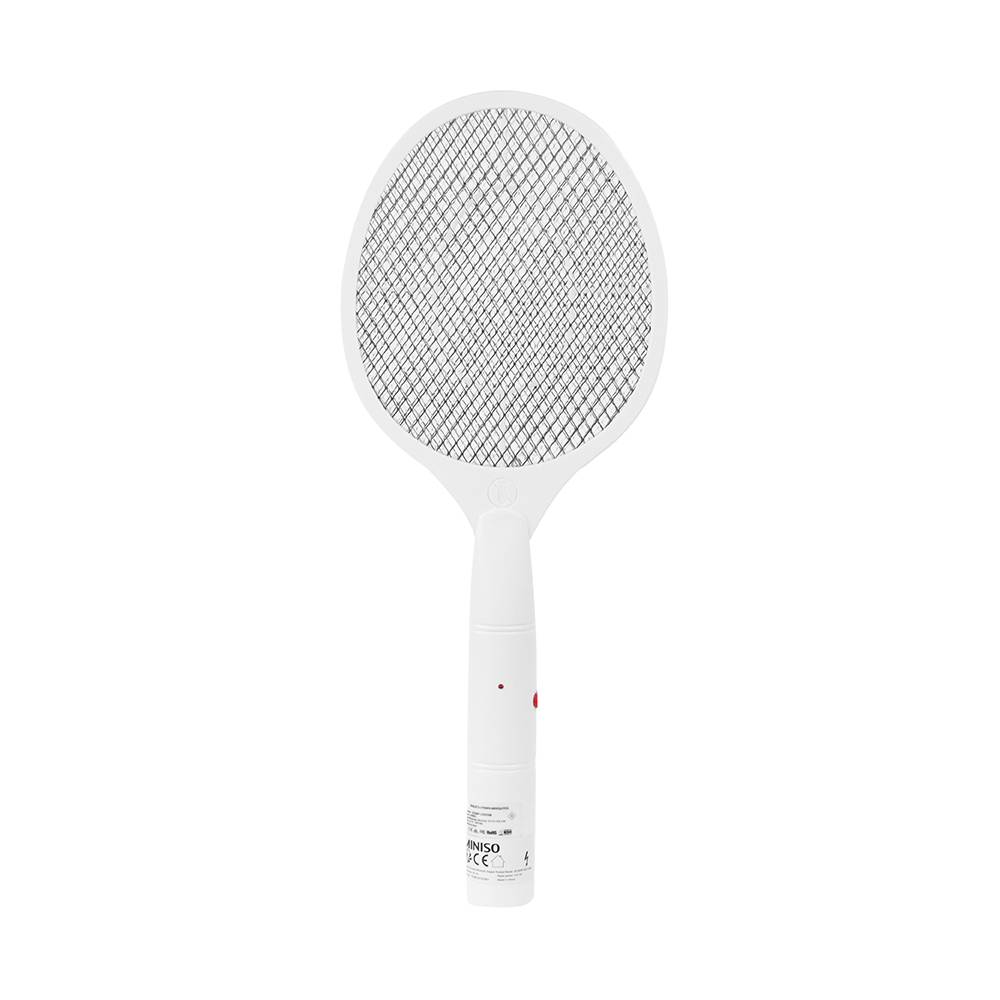 Miniso raqueta mata mosquitos blanca (1 pieza)