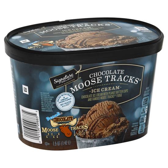 Signature Select Chocolate Moose Tracks Ice Cream (1.42 L)