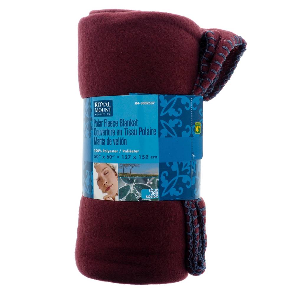 Polar Fleece Throw Blanket Assorted