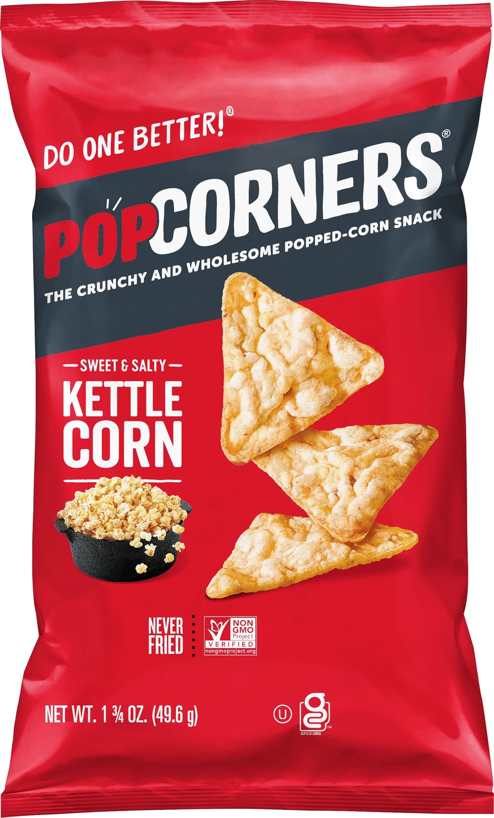 PopCorners Popped Kettle Corn Snacks, Sweet & Salty (1.74 oz)