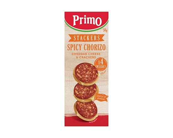 Primo Chorizo Stacker With Biscuit 50g