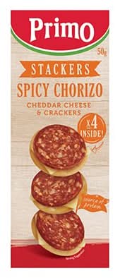 Primo Chorizo Stacker With Biscuit 50G