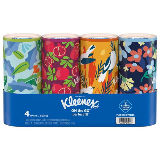 Kleenex Perfect Fit 2-ply Facial Tissues 4 Boxes (50 ct)