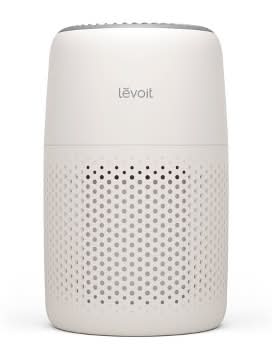 Levoit Core Mini Air Purifier With Night Light, Cream White