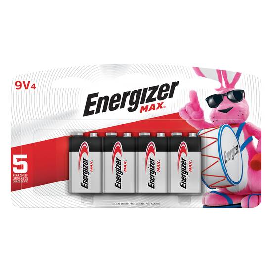 Energizer Max 9v Alkaline Batteries ( 4 ct)