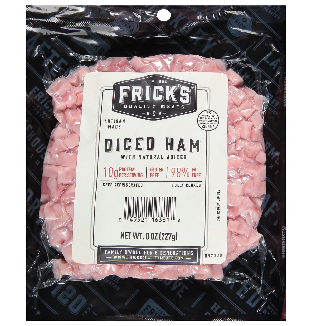 Frick's Artisan Made Diced Ham (8 oz)