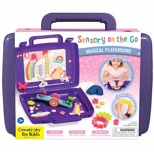 Faber-Castell Creativity For Kids Sensory on the Go Magical Playground Play Kit