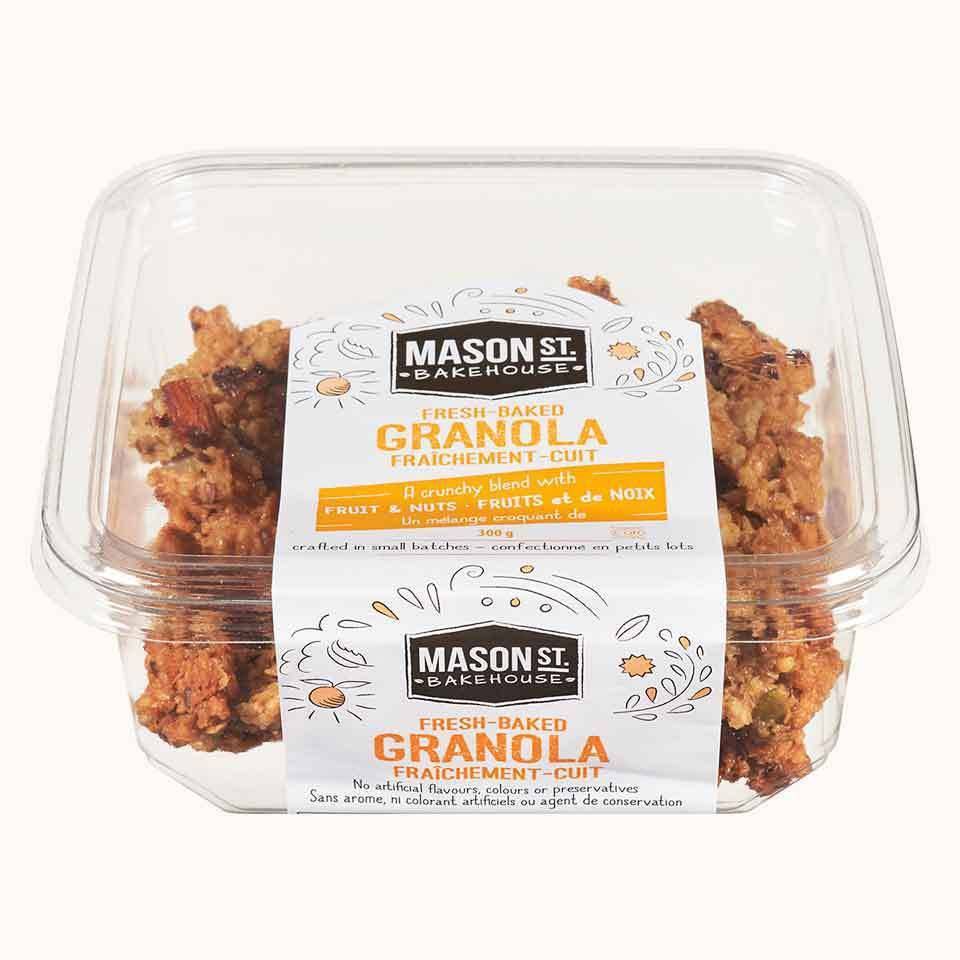 Mason St Bakehouse Mason St. Bakehouse Fresh Baked Granola Fruit & Nuts Delivery Near Me Order