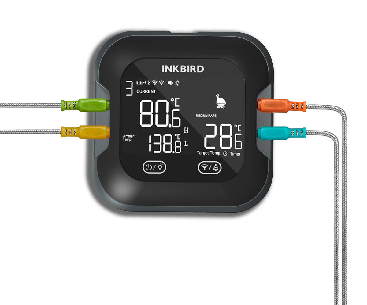 Inkbird BBQ Cooking Equipment Phoenix 4P Wireless Thermometer