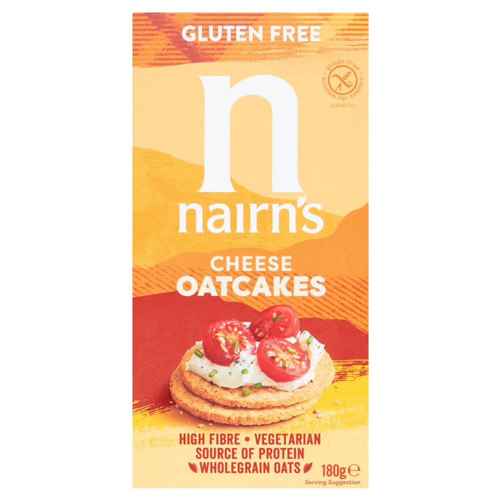 Nairns Gluten Free cheese oatcakes 180g