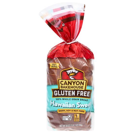 Canyon Bakehouse Gluten Free Hawaiian Sweet Bread (18 oz)