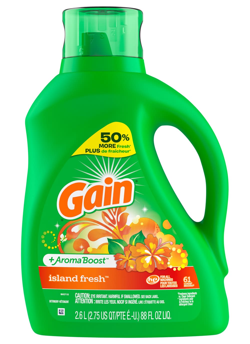 Gain Liquid Laundry Detergent (88 fl oz)