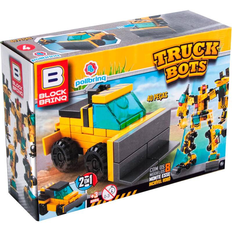 BLOCOS POLIBRINQ TRUCK BOTS