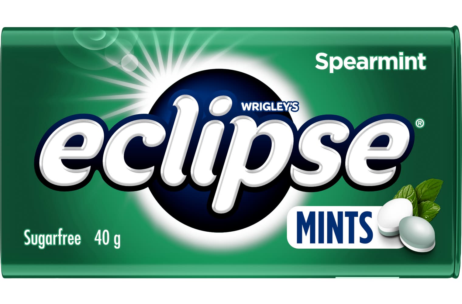 Eclipse Sugar Free Mints, Spearmint (40g)