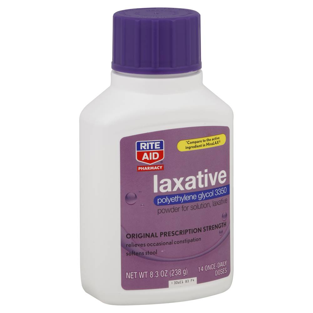 Rite Aid Pharmacy Laxative Polyethylene Glycol