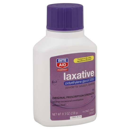 Rite Aid Pharmacy Laxative Polyethylene Glycol