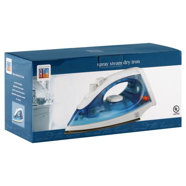 Round The House Spray Steam Dry Iron