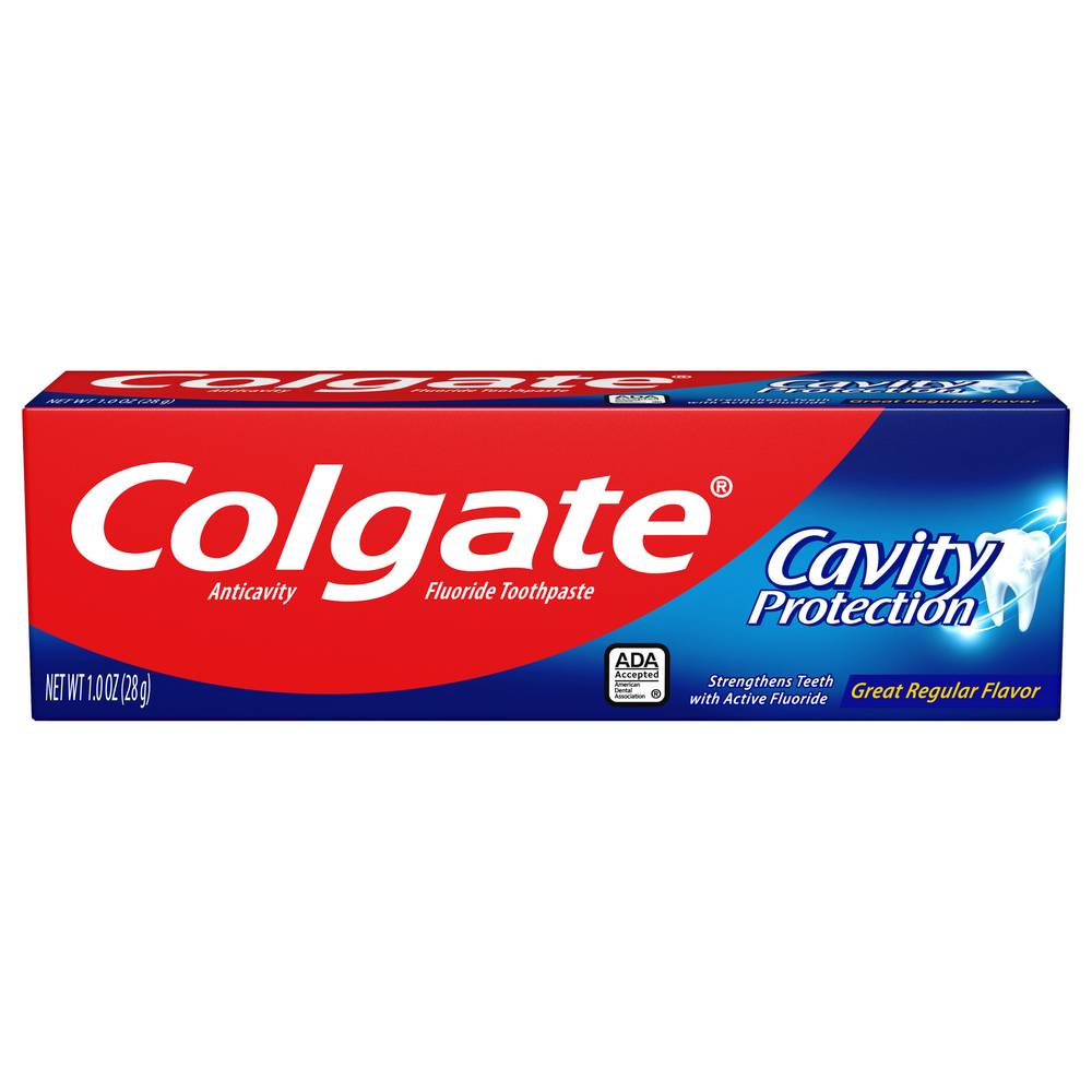 Colgate Cavity Protection Great Regular Flavor Anticavity Fluoride Toothpaste (1 oz)