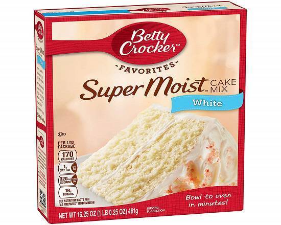 Betty Crocker cake mix White