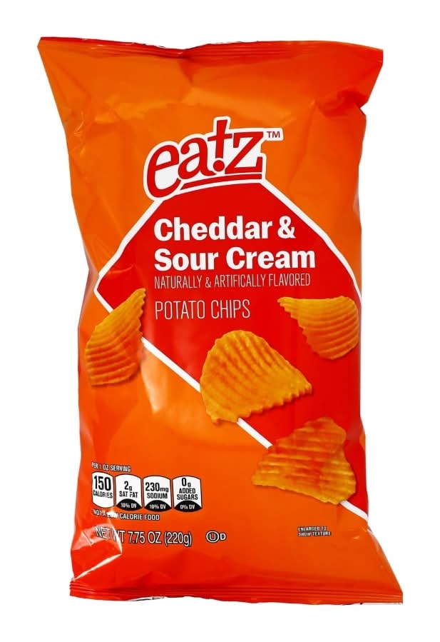 Eatz Potato Chips, Cheddar-Sour Cream (7.75 oz)