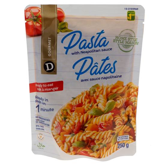 D Gourmet Neopolitan Pasta Pouch (250 g)