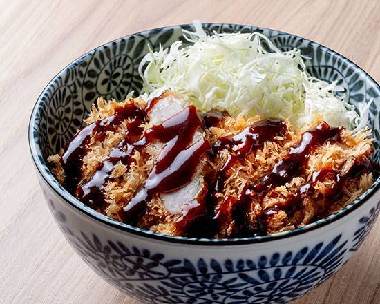 岡山名物ロースデミかつどん Okayama Famous Demi-Glace Loin Cutlet Rice Bowl