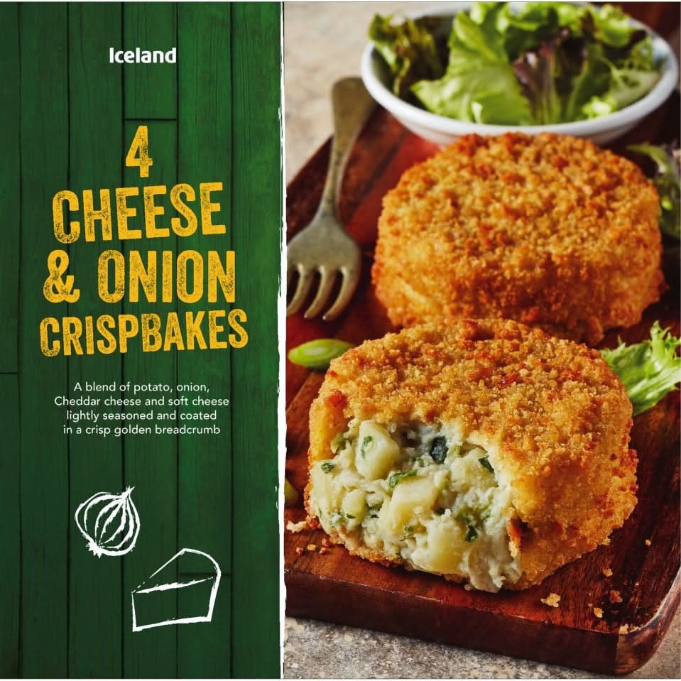 Iceland Cheese-Onion, Crisp Bakes (4 pack)