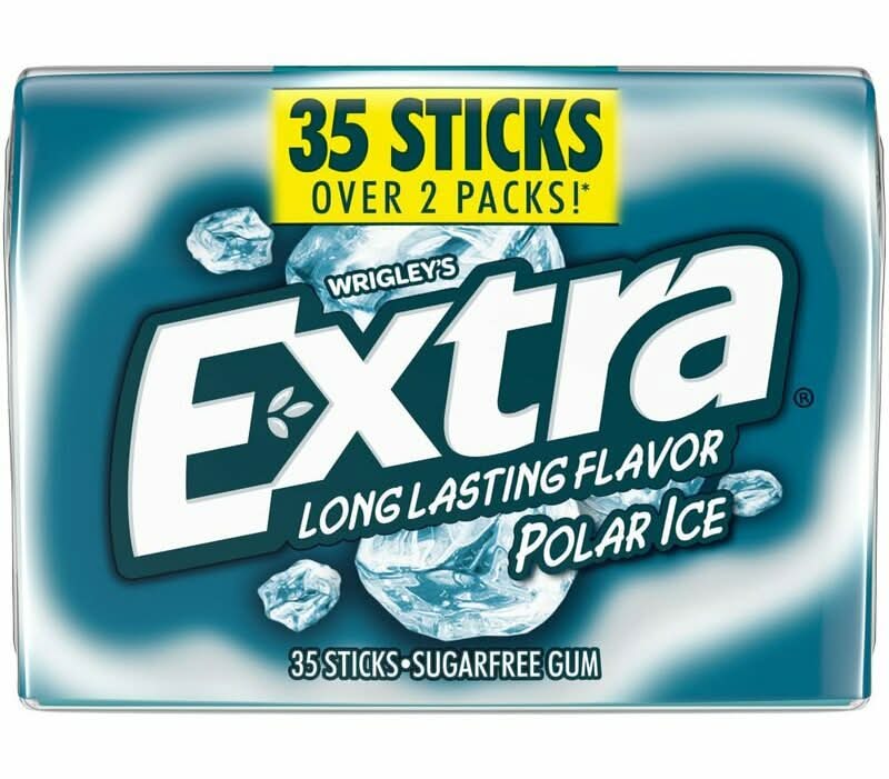 Extra Polar Ice Sugarfree Gum 35-Stick