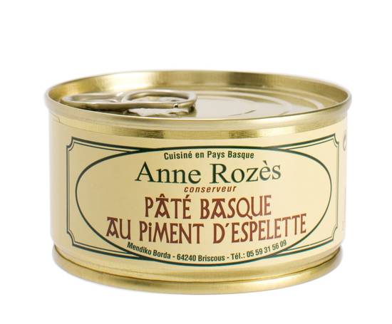 Anne Rozès - Pâté basque au piment d'espelette AOP