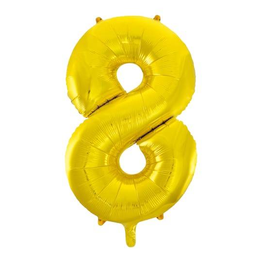 Gold Foil Number Balloon By Celebrate It