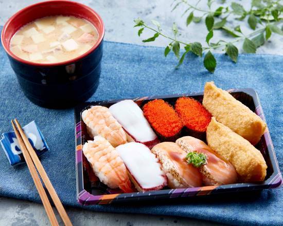 定番特選 (附湯或飲品) Selected Sushi Combo (Free Soup or Drink)