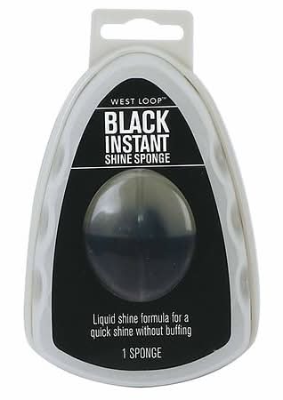 West Loop Instant Shine Sponge, Black