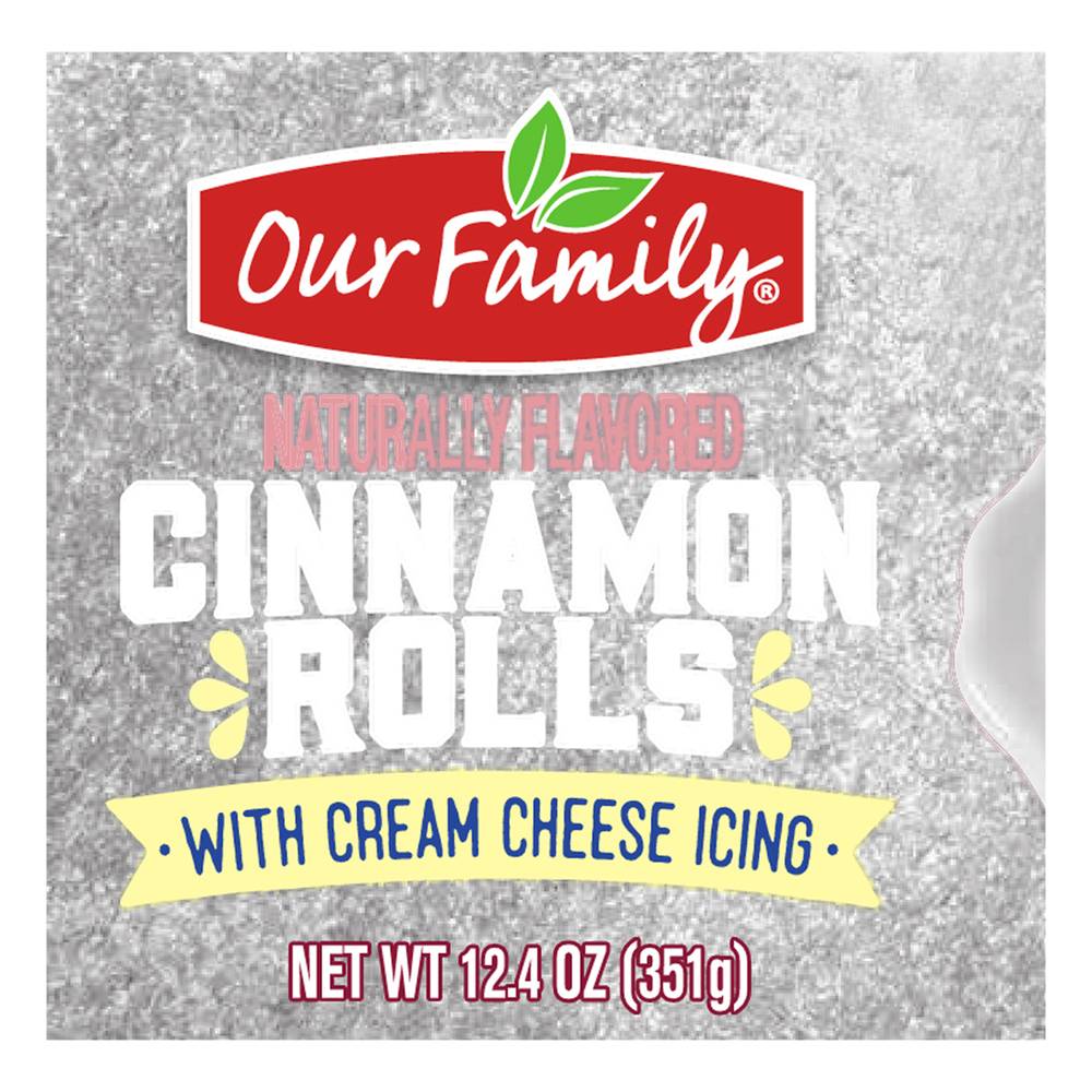 Our Family Cinnamon Rolls With Cream Cheese Icing (12.4 oz)