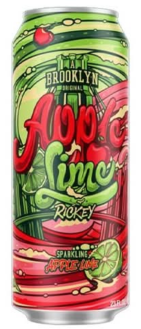 AriZona Original Sparkling Soda, Apple Lime Rickey (22 fl oz)