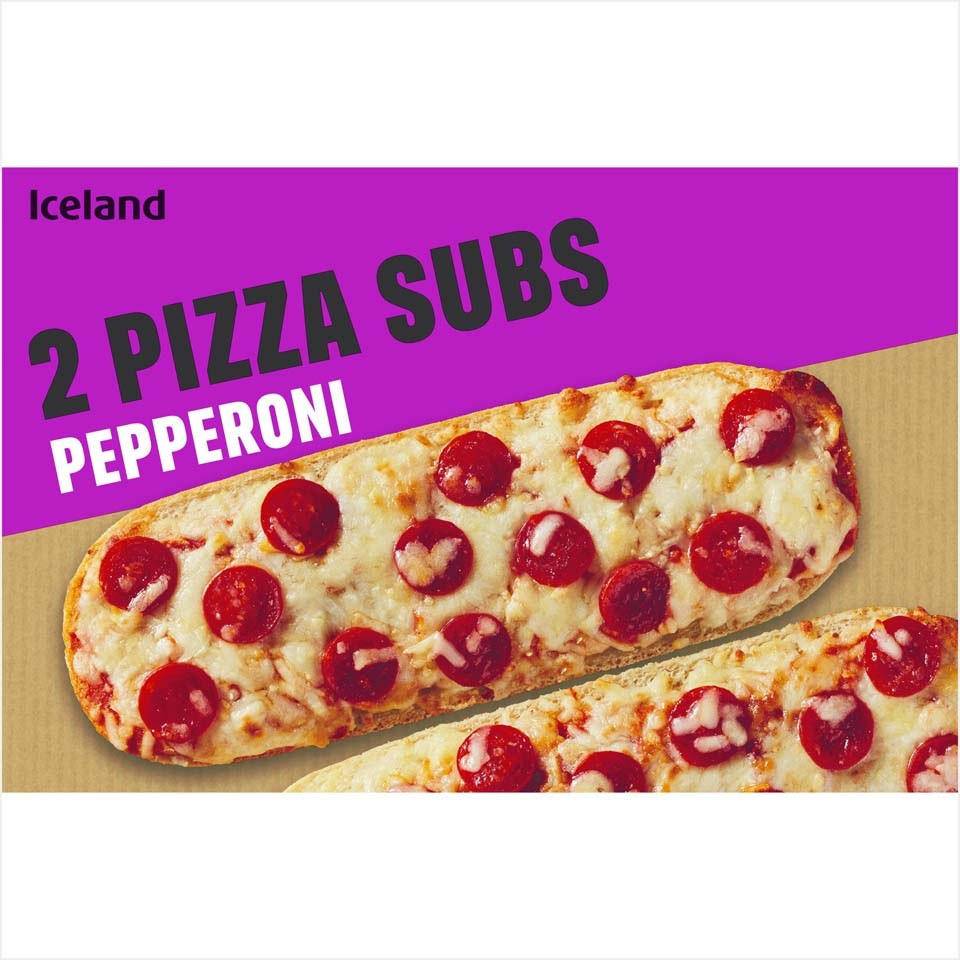 Iceland 2 Pizza Subs Pepperoni 264g