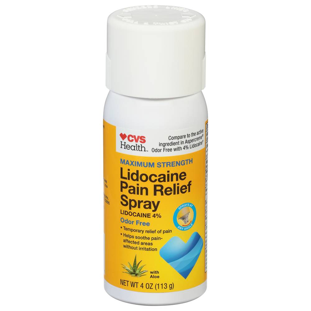 CVS Pharmacy Health Maximum Strength Odor Free Pain Relief Spray (4 oz)