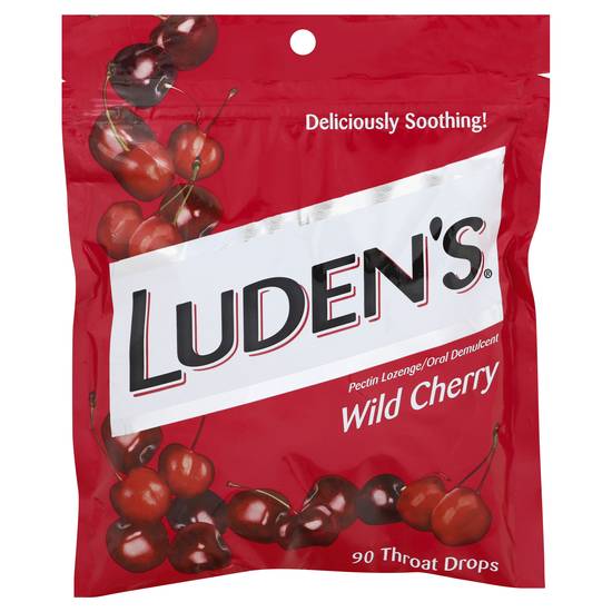 Luden's Wild Cherry Throat Drops (90 ct)