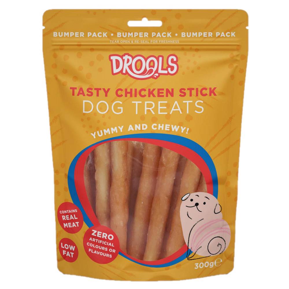Drools 300g Tasty Chicken Stick Dog Treats