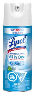 Lysol Disinfectant Crisp Linen Spray (350 g)