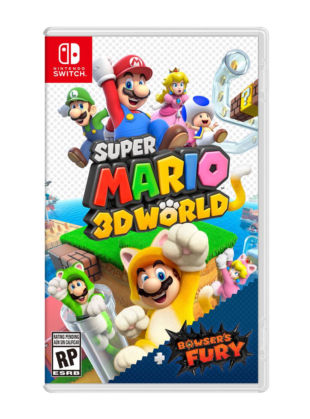 Nintendo juego switch super mario 3d world + bowser's fury (1 u)