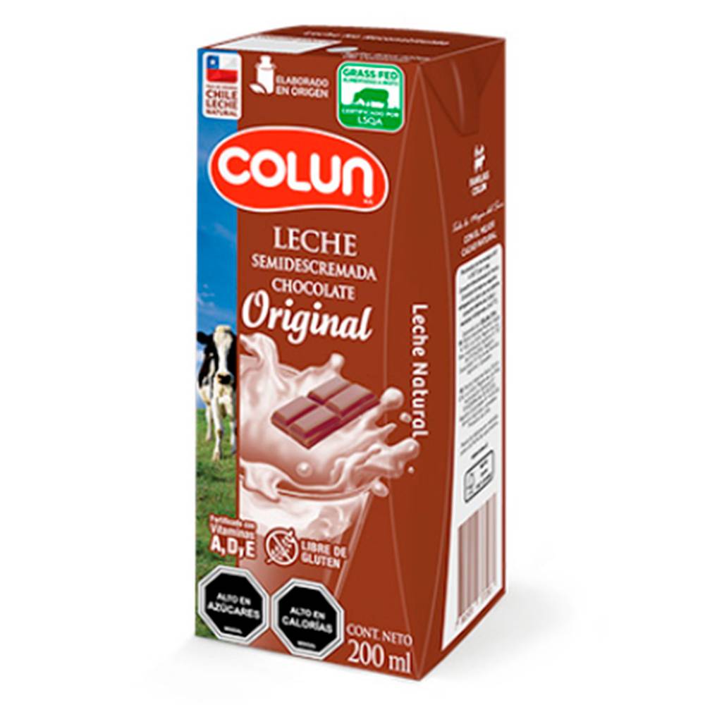Colun leche chocolate original (caja 200 ml)