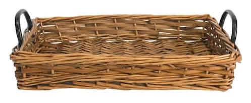 Ashland Willow Tray, 13.75 in, Brown