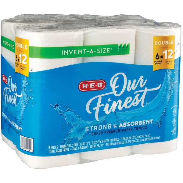 H-E-B · Servitoalla de hojas dobles