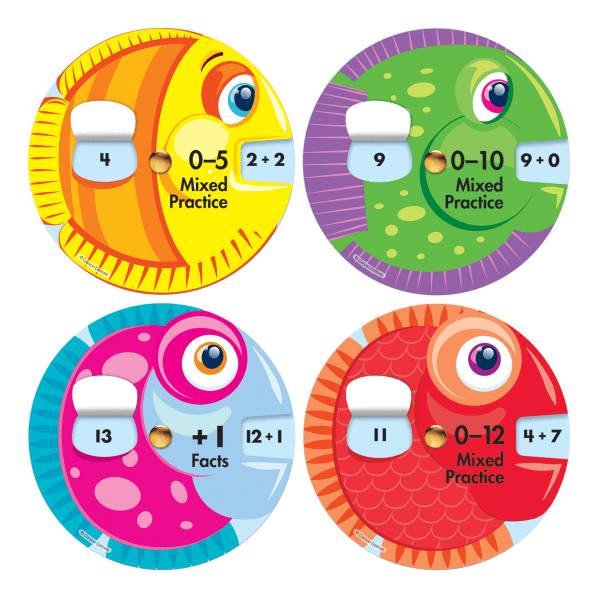 Carson-Dellosa Ez-Spin Addition Facts Manipulatives, Grades K-2