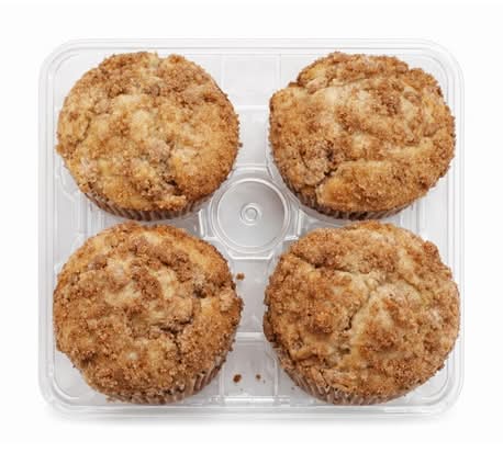 Fresh Baked Muffins, Cinnamon Crunch, 4 Count