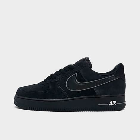 Nike Air Force 1 '07 Lv8 Casual Shoes, Men, 9.5, Black/Iron Grey/White