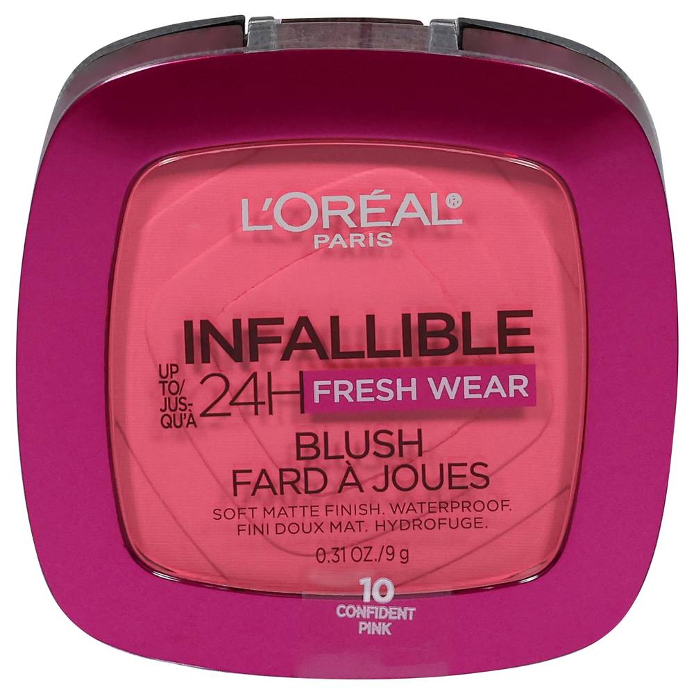 L'oréal Infallible 24h Fresh Wear Blush (10 confident pink)